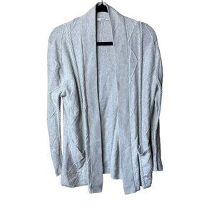 OST London Gray Cashmere Blend Cardigan Sweater - Size Medium